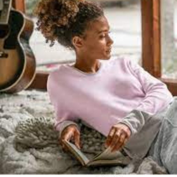 PrAna Monterey Cotton Cashmere Blend Relaxed Fit Hoodie Sweater Size Medium - Picture 5 of 6